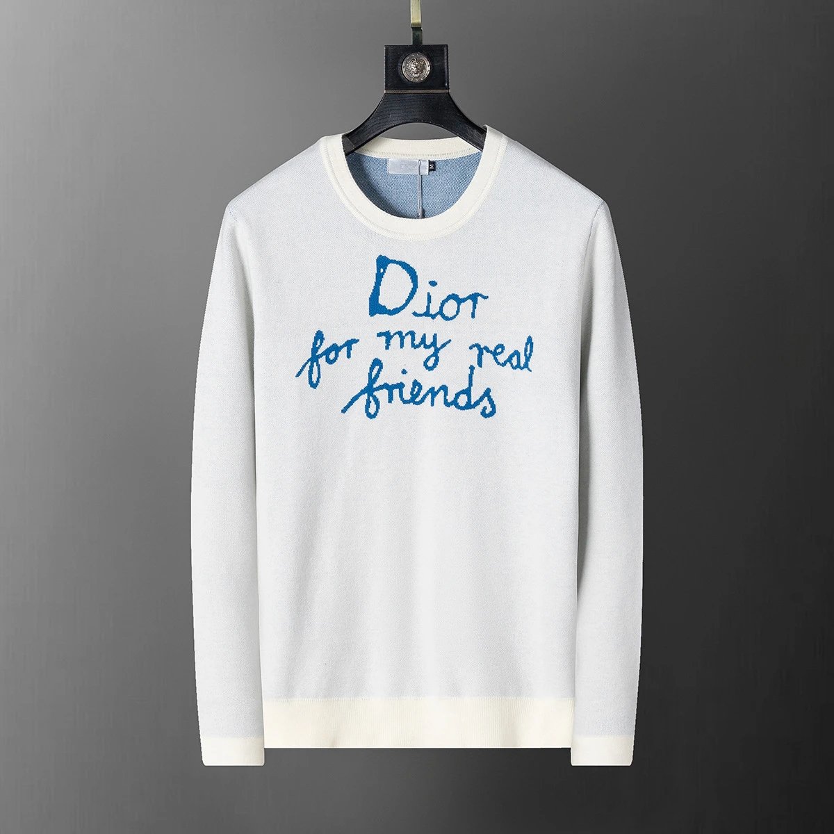 Louis Vuitton Knitwear Crewneck Knit Sweater — 5017 white