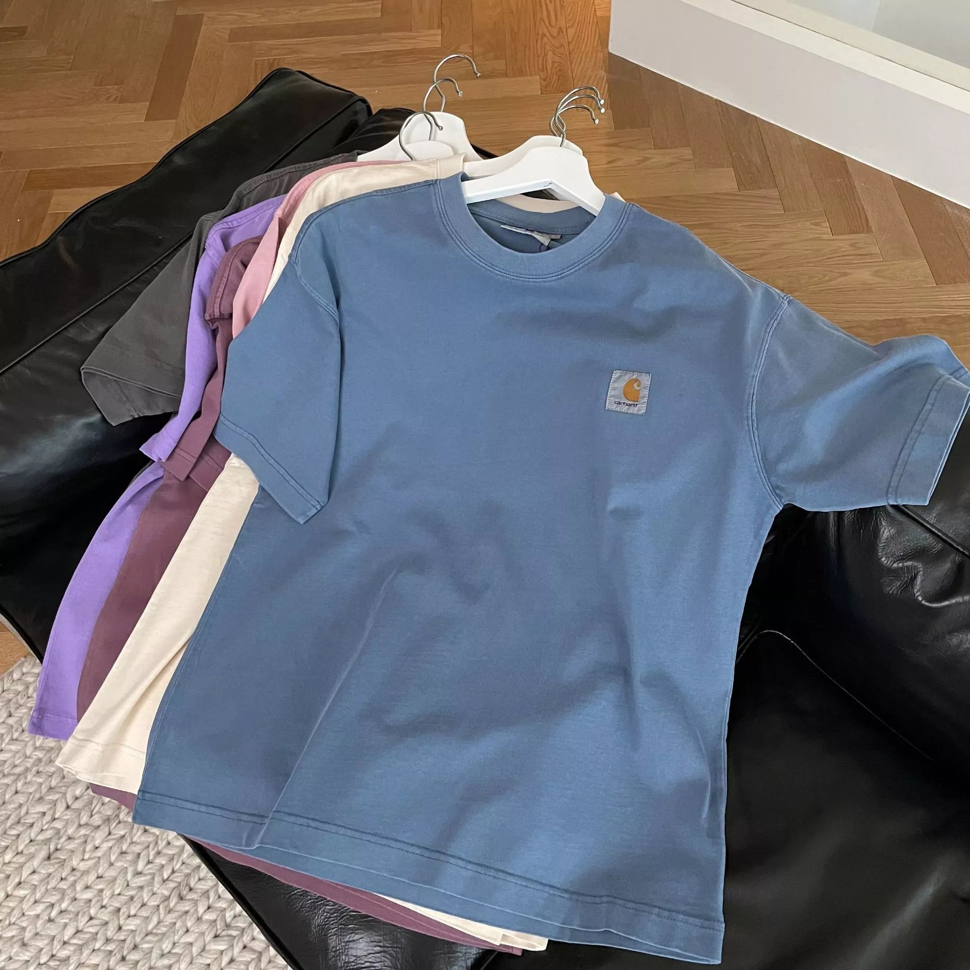 Carhartt卡哈特短袖t恤男工装K87纯棉口袋打底衫女潮情侣夏季 - 133588