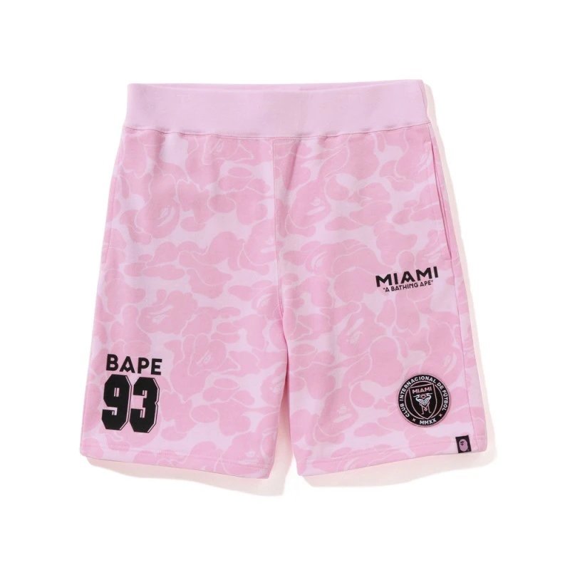 BAPE x Inter Miami CF Camo Print Shorts White - 17