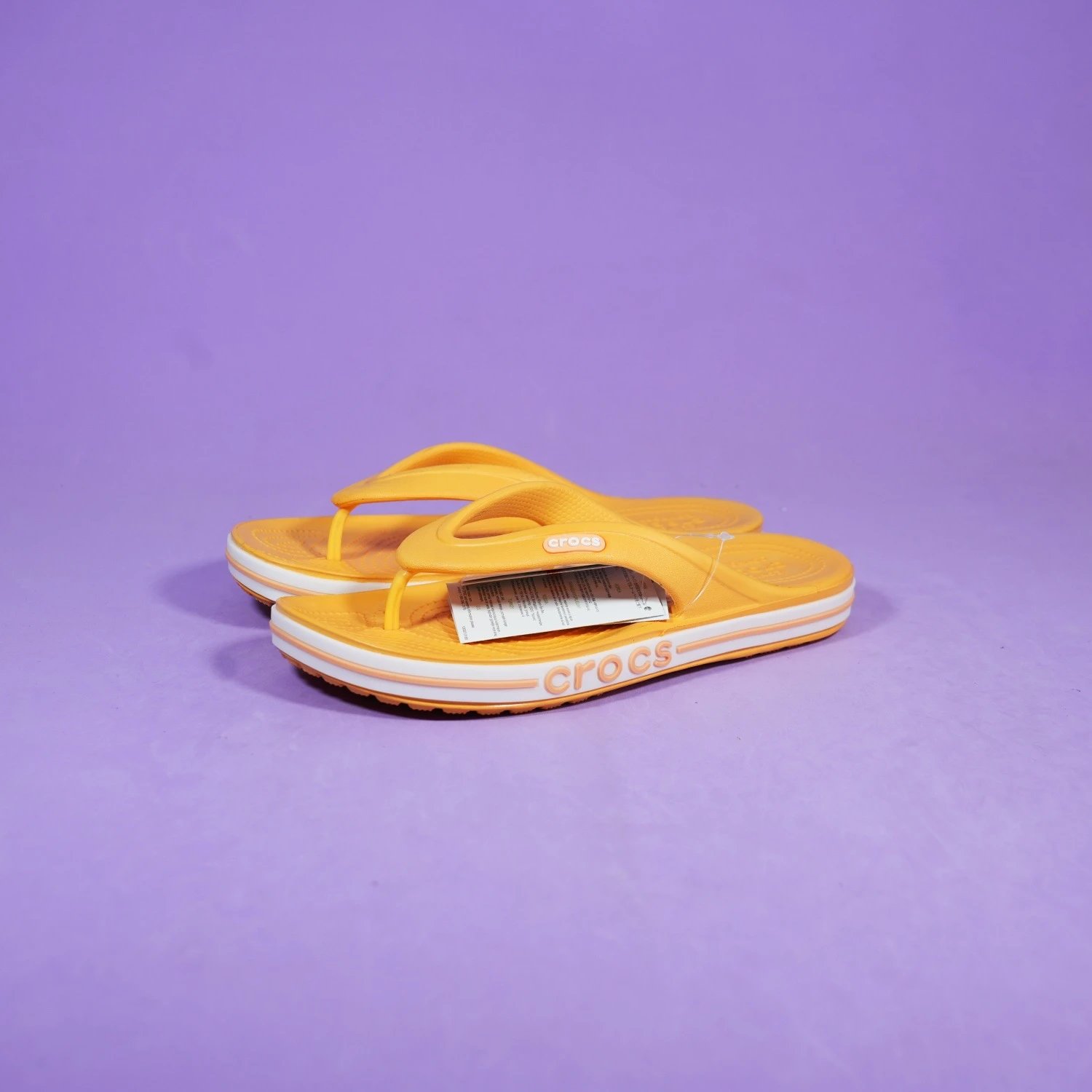 Crocs Classic Flip Yellow Sandals - 9