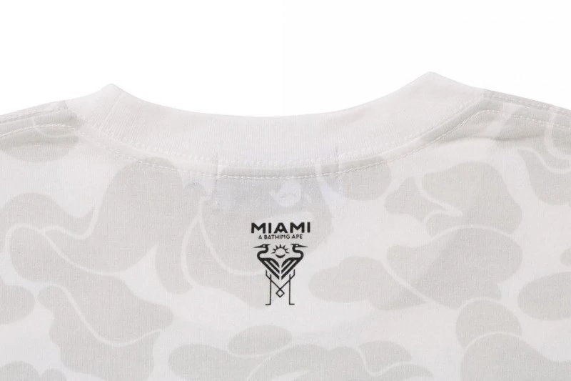 BAPE x Inter Miami CF Camo Print Shorts White - 21