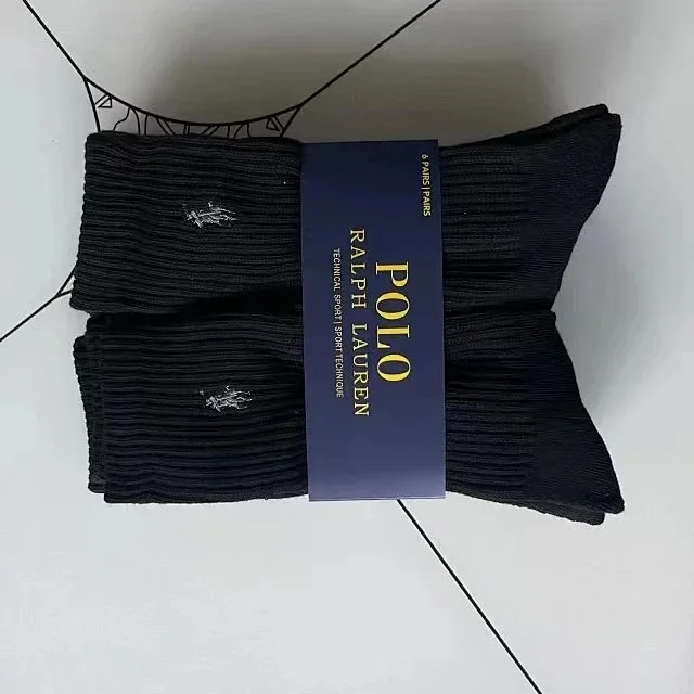 Polo Ralph Lauren Socks 6-Pair Terry-Lined Crew product detail image 9
