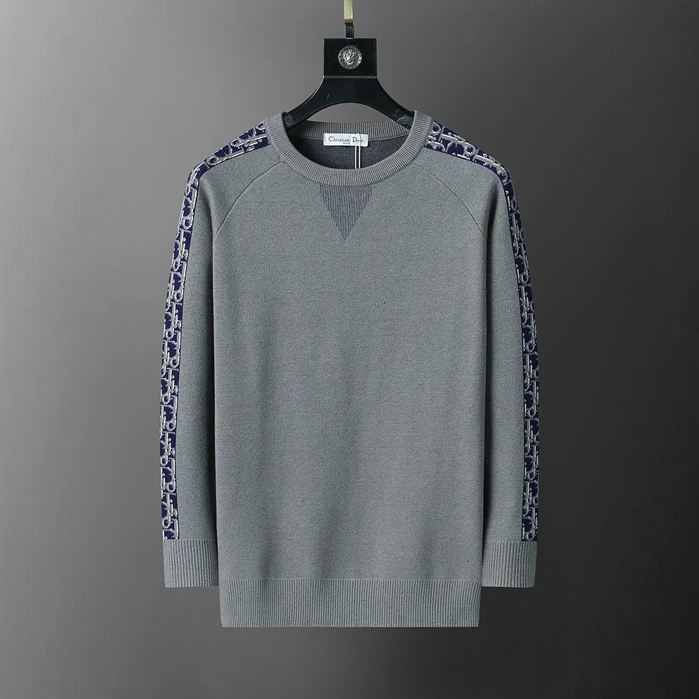 Louis Vuitton Knitwear Crewneck Knit Sweater — 3122 Iron gray