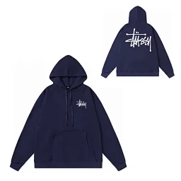 thumbnail for Stus Hooded Sweatshirt Heavy High Version Hooded Sweatshirt Couple Outfit (2)