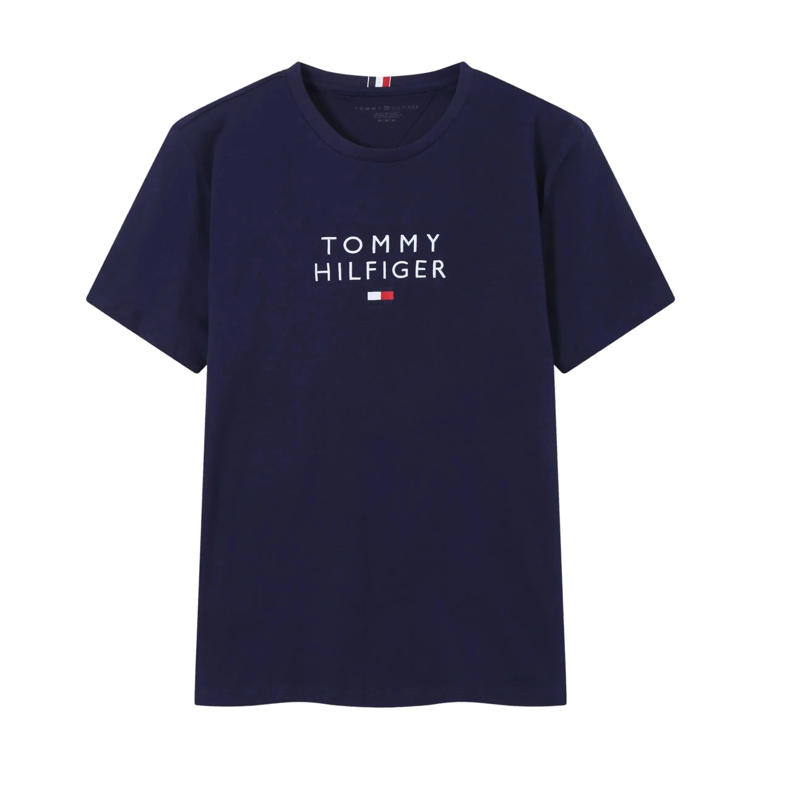 Tommy Hilfiger Logo Graphic Heather Gray T-Shirt - 11
