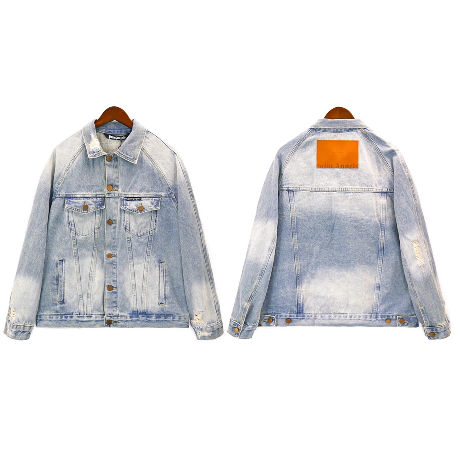 Palm Angels Denim Jacket Light Wash - 15
