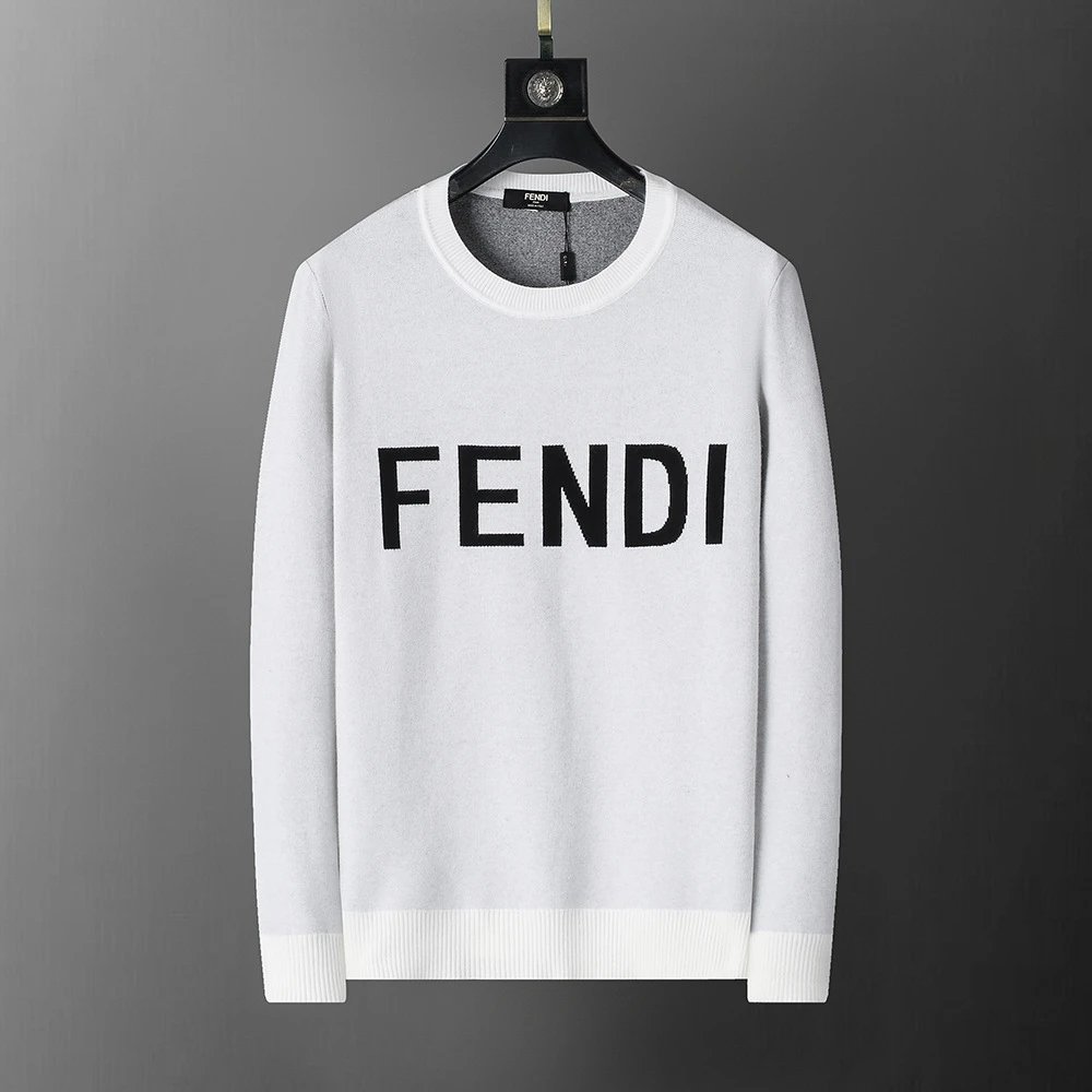 Louis Vuitton Knitwear Crewneck Knit Sweater — 3116 white