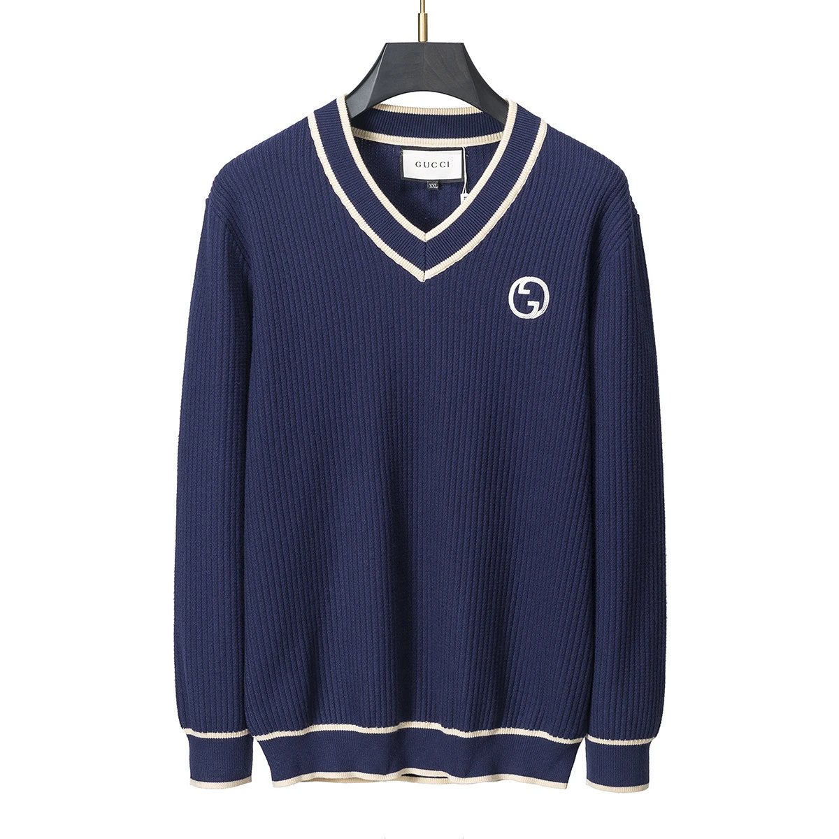 Gucci Knitwear Crewneck logo-pattern knit sweater image 5