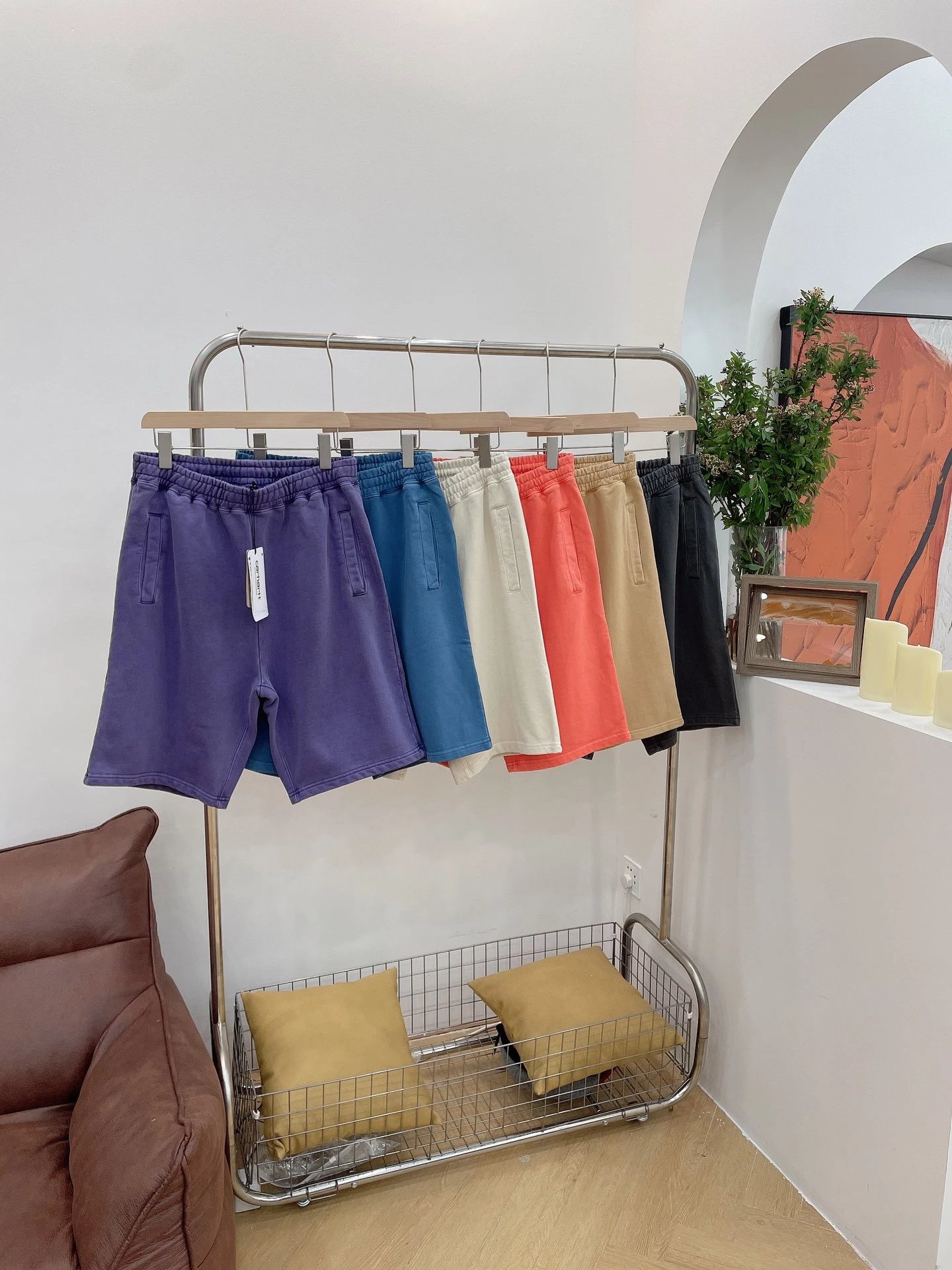 Carhartt Work In Progress Sweat Shorts Light Blue - 14