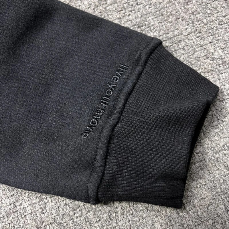 Corteiz Orbit Logo Black Raw Hem Jeans - 38