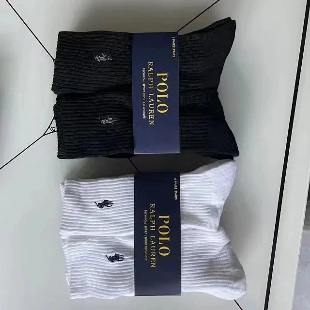 Ralph Lauren Polo Classic Sport White Socks - 11