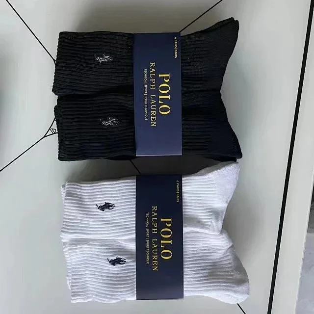 Polo Ralph Lauren Socks 6-Pair Terry-Lined Crew product detail image 11