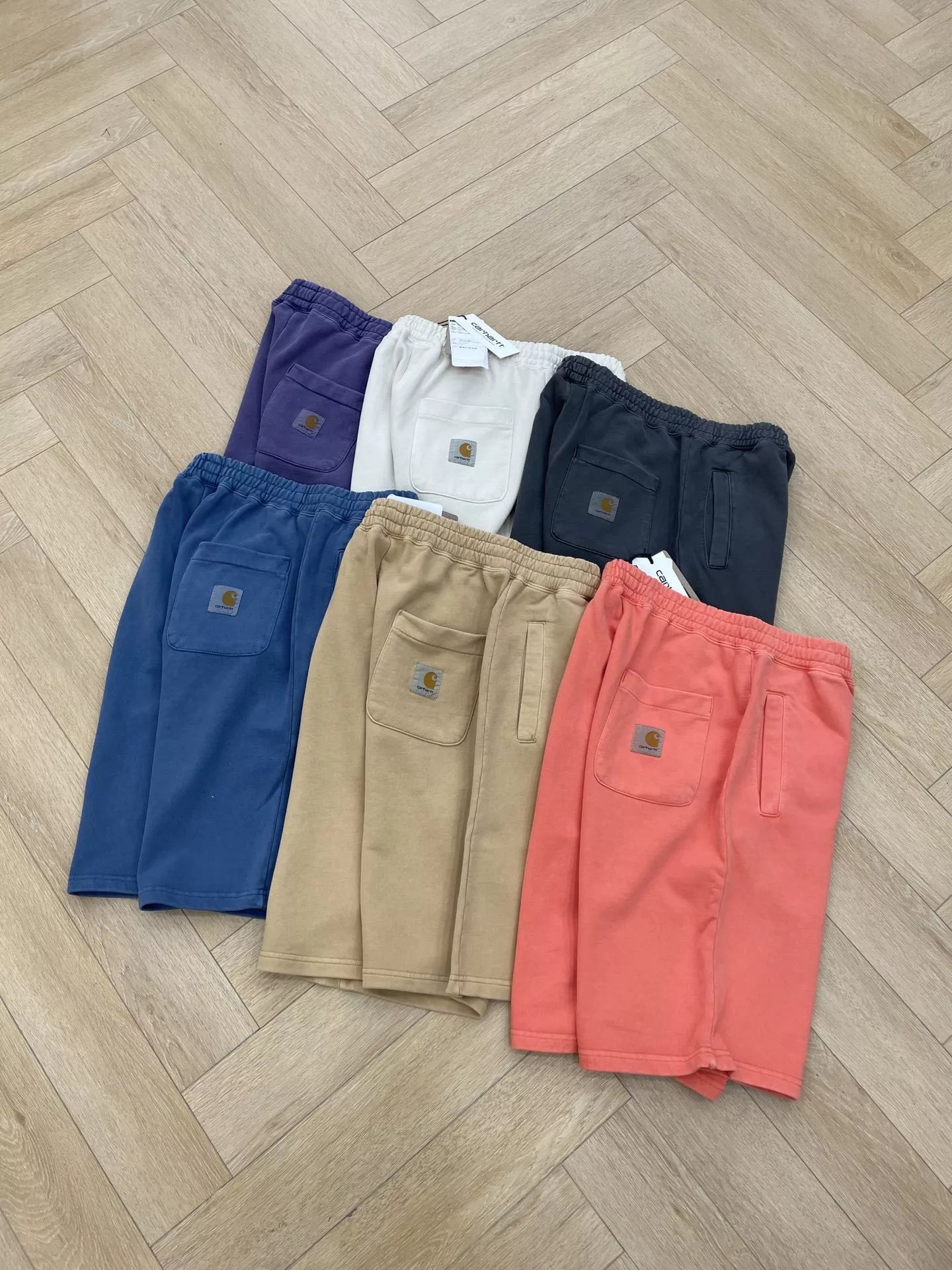 Carhartt Work In Progress Sweat Shorts Light Blue - 4