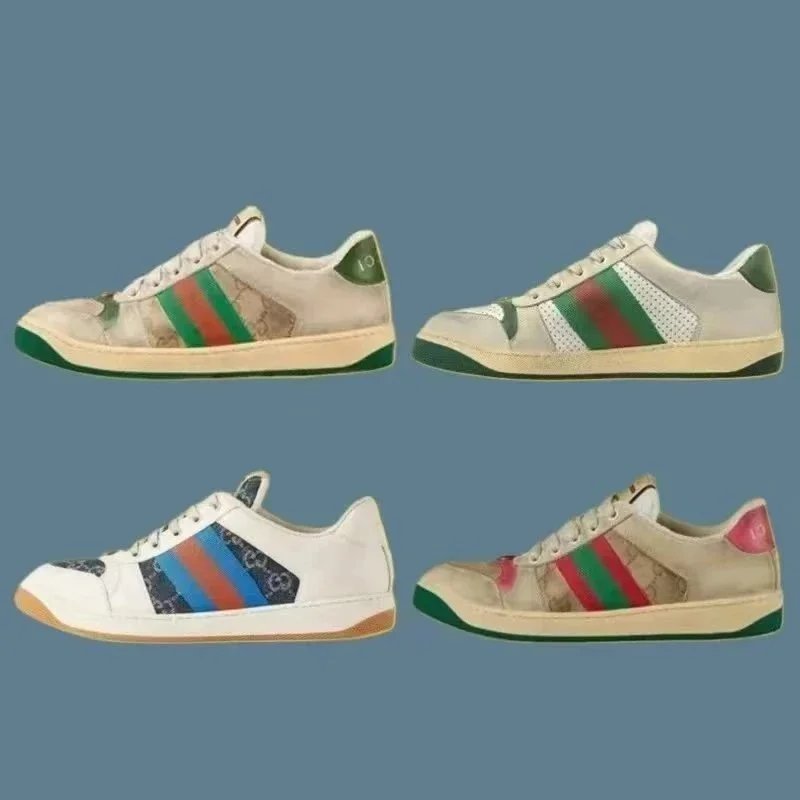JD dirty shoes, small dirty shoes, classic green thick sole