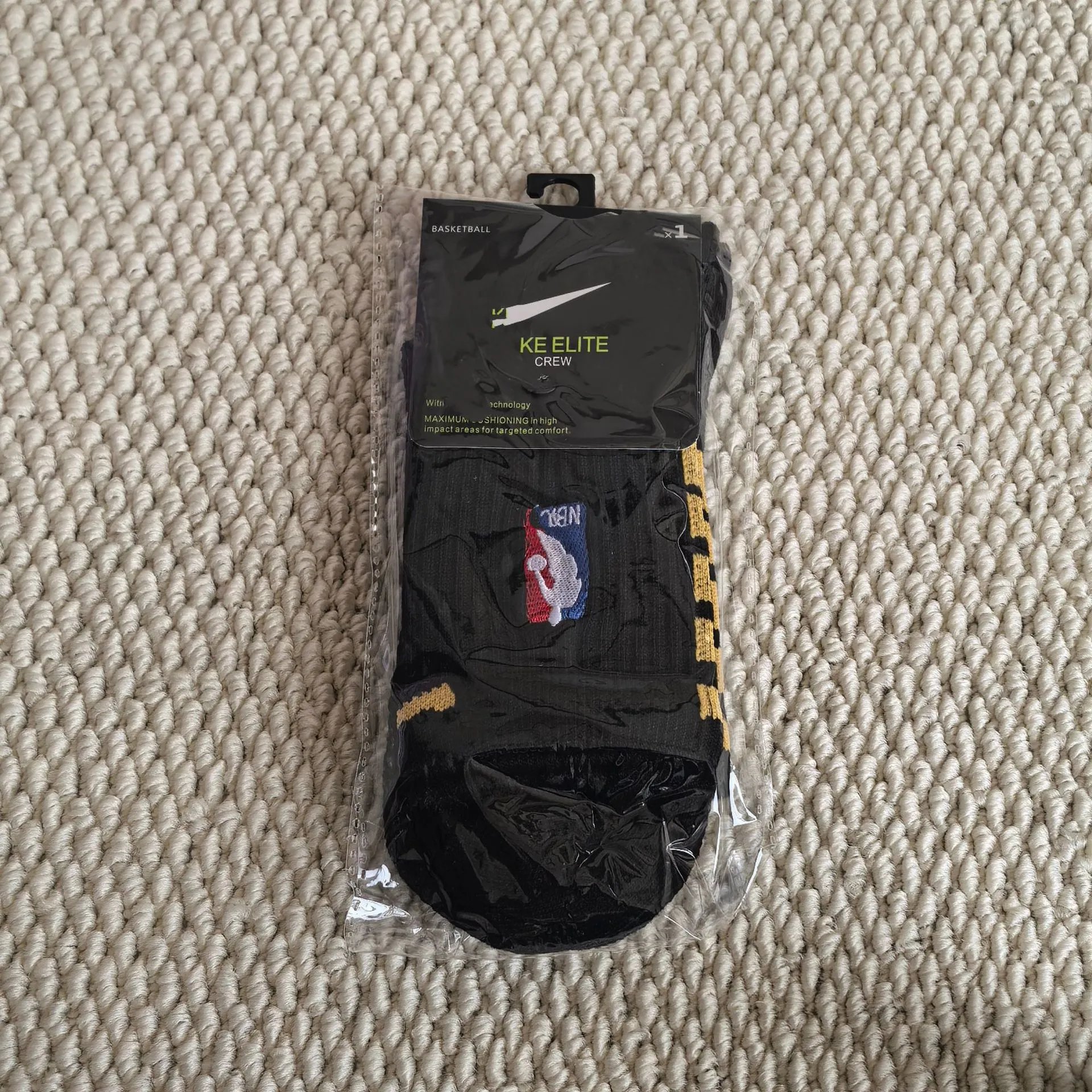 Nike KE Elite Crew Black NBA Socks - 1