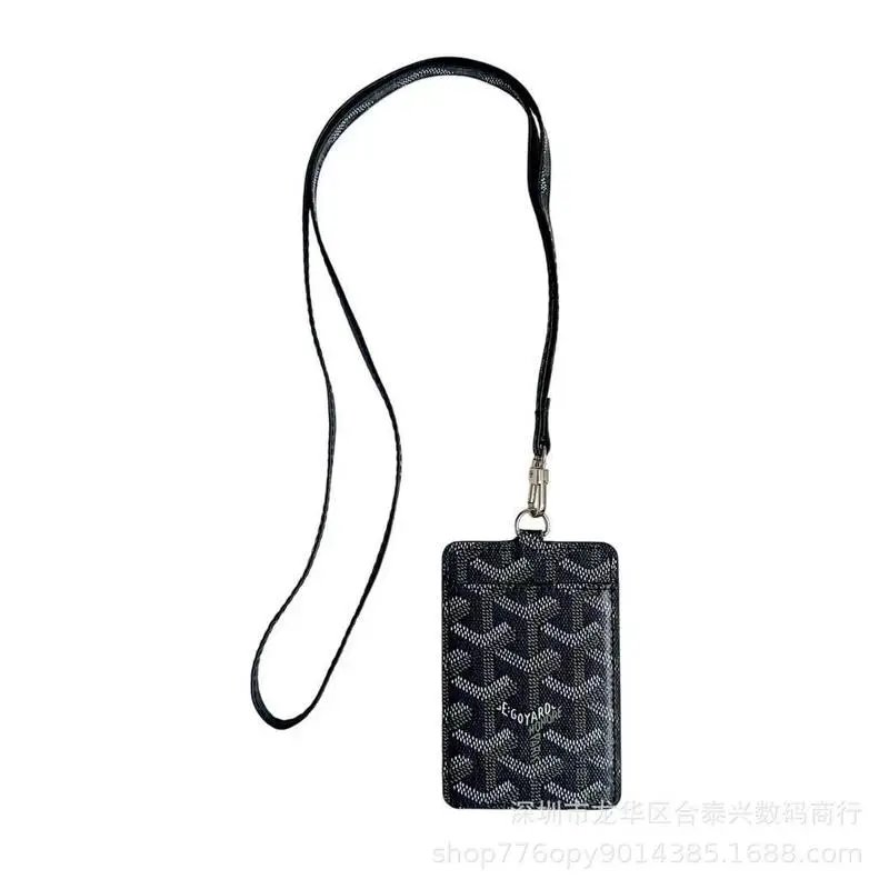 lili 大牌狗牙卡包工作证名片卡夹挂绳挂脖卡包证件包学生证皮夹女适用 5
