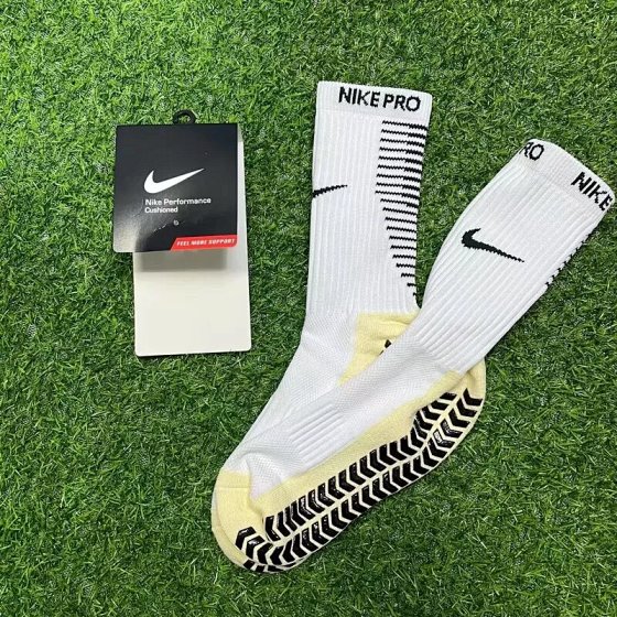Lily - Men's Soccer Socks with Anti-Slip Silicone Grip Dots, Thickened Mid-Calf Running Socks, Custom Wholesale Breathable