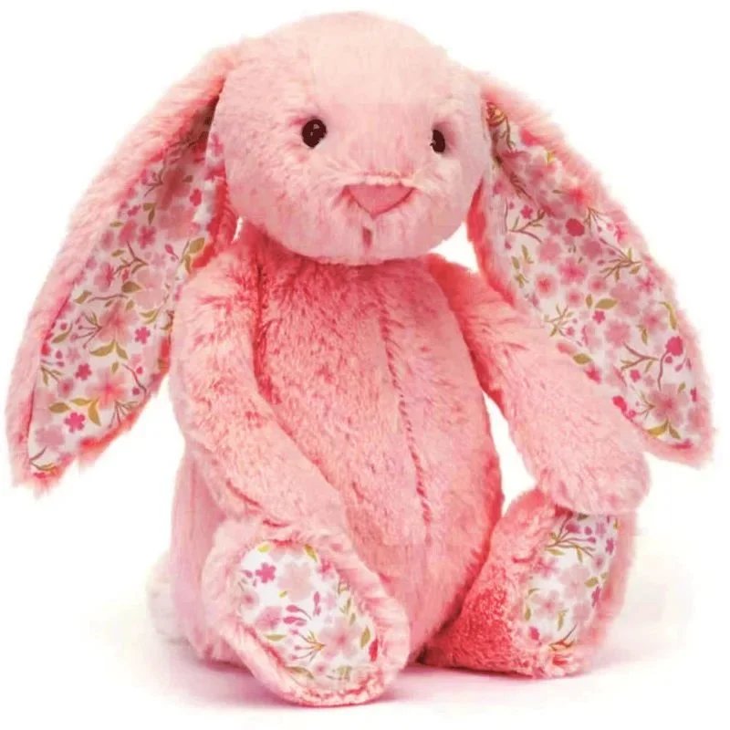 New Pink Floral Rabbit 31 cm SKU image
