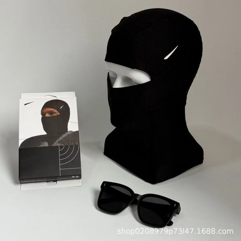 Black Nike Balaclava and Sunglasses Set
