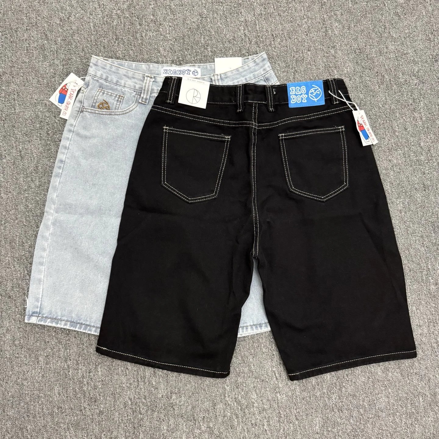 Big Boy Denim Shorts Black Casual