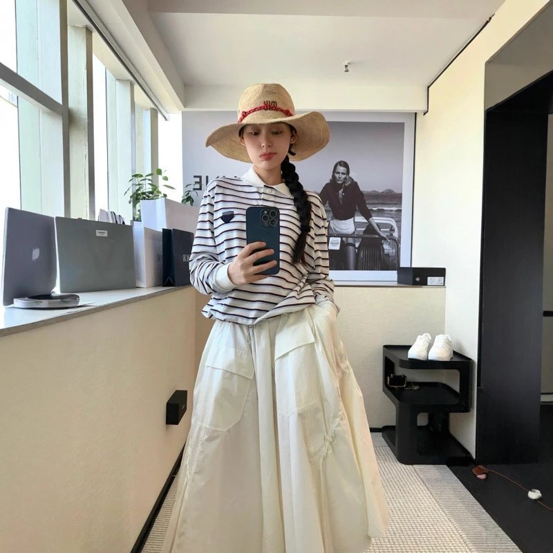 Straw Wide Brim Hat Beige Summer Fashion