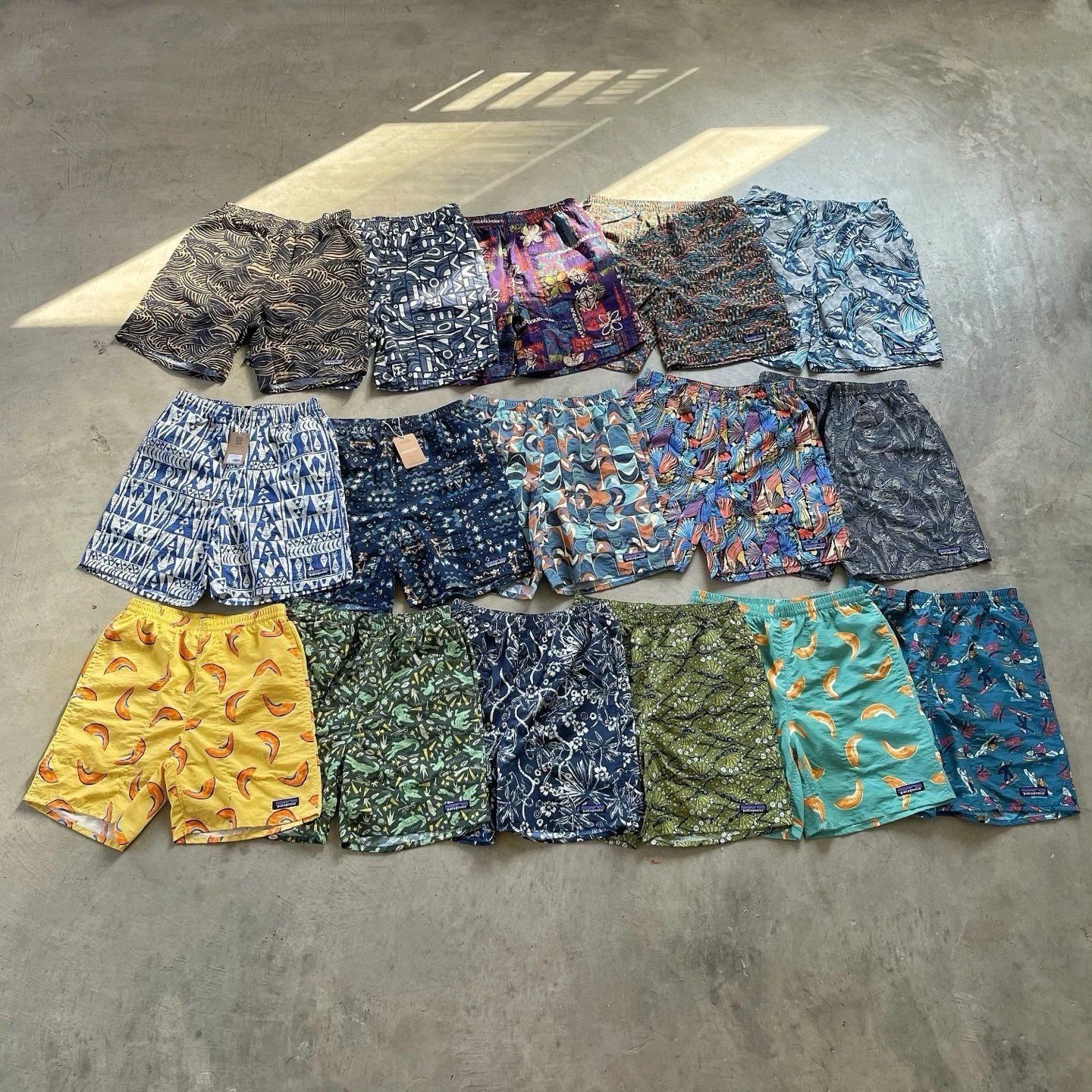 Vans Swim Trunks Multicolor Patterned Beach Shorts