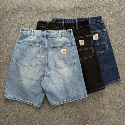 Carhartt Denim Shorts Light Blue Classic Workwear
