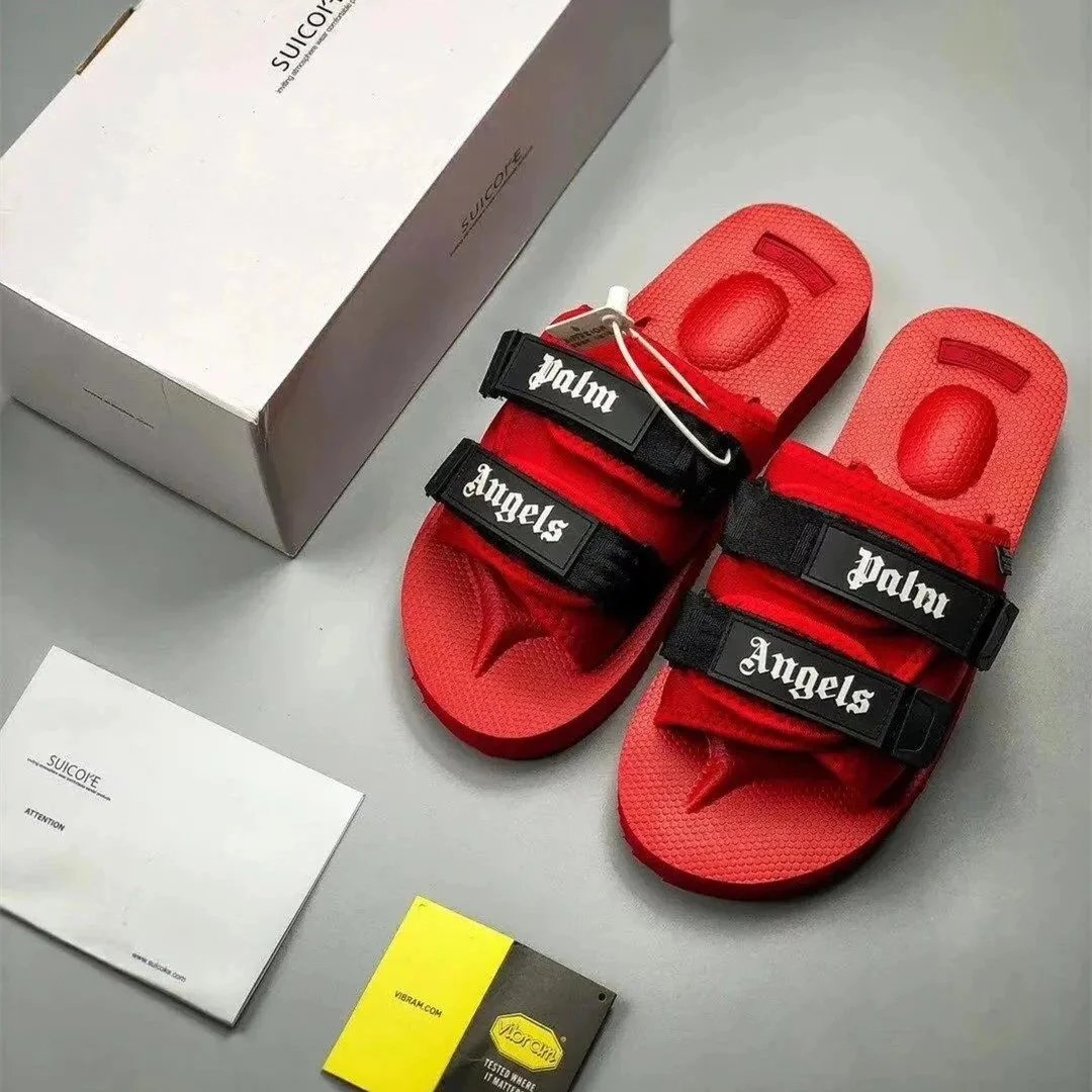 Summer Edison Chen Slippers Men's Trendy Couple Beach Shoes Japanese style Trendy Fashion Sandals Women's Outdoor Thick Sole Slipper-H02