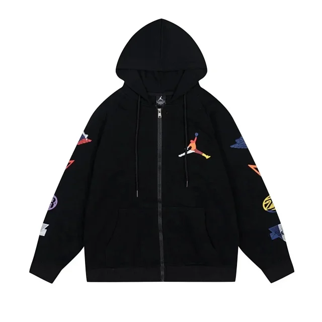 Jordan Hoodies & Sweatshirts Zip-up hooded sweatshirt with graphic prints product detail image 10