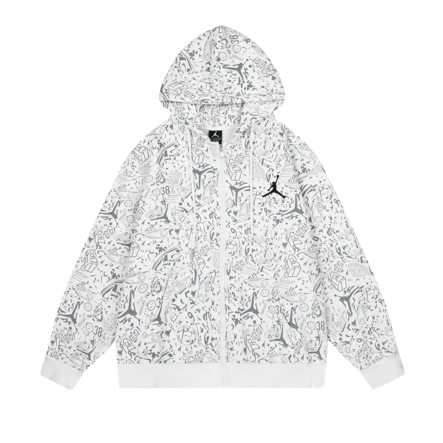 Jordan Hoodies & Sweatshirts Zip-up hooded sweatshirt with graphic prints image 7