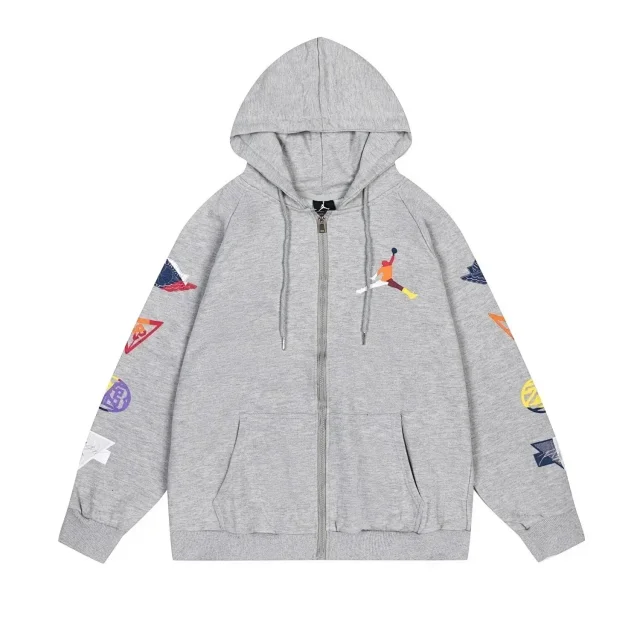 Jordan Hoodies & Sweatshirts Zip-up hooded sweatshirt with graphic prints product detail image 5