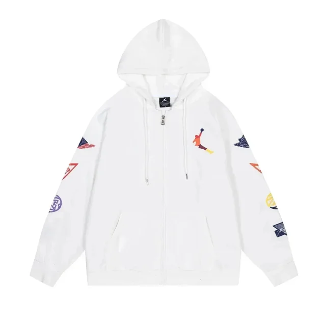 Jordan Hoodies & Sweatshirts Zip-up hooded sweatshirt with graphic prints product detail image 4