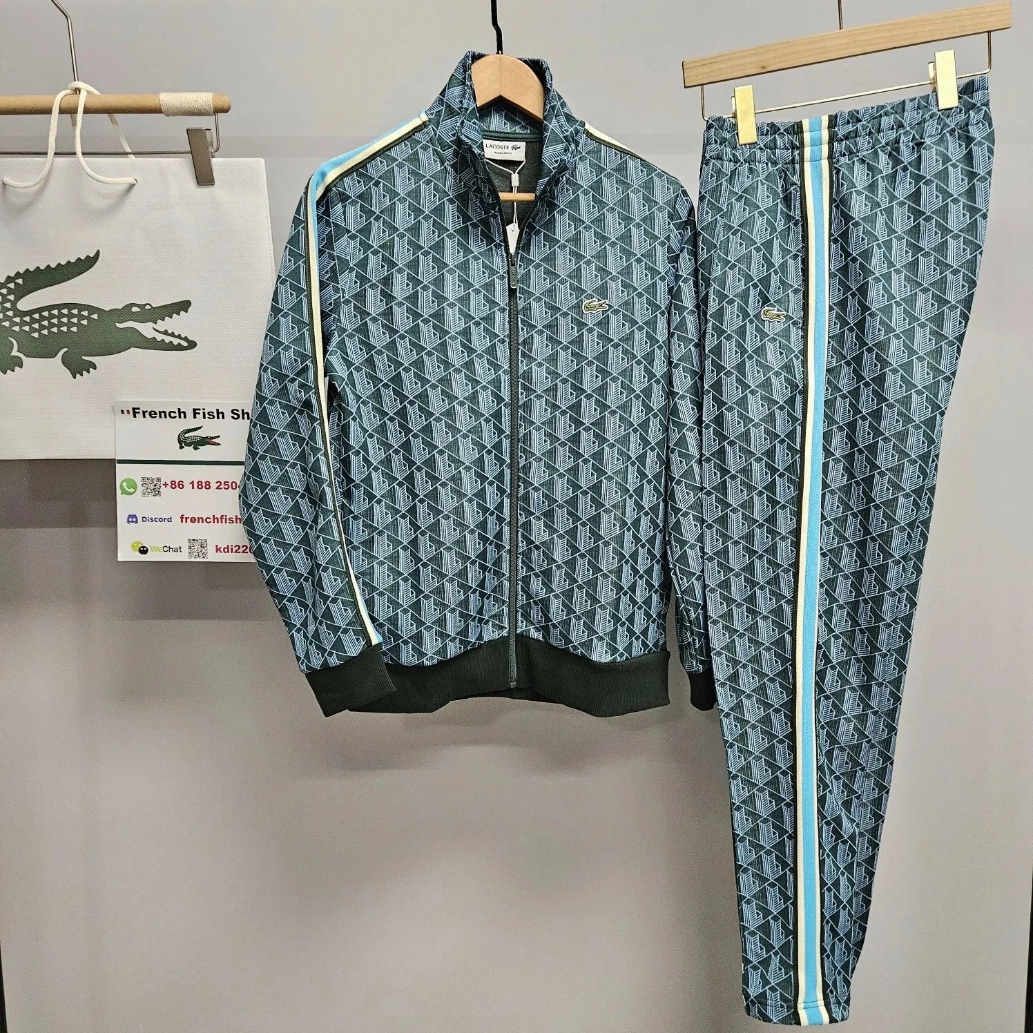 Green suit