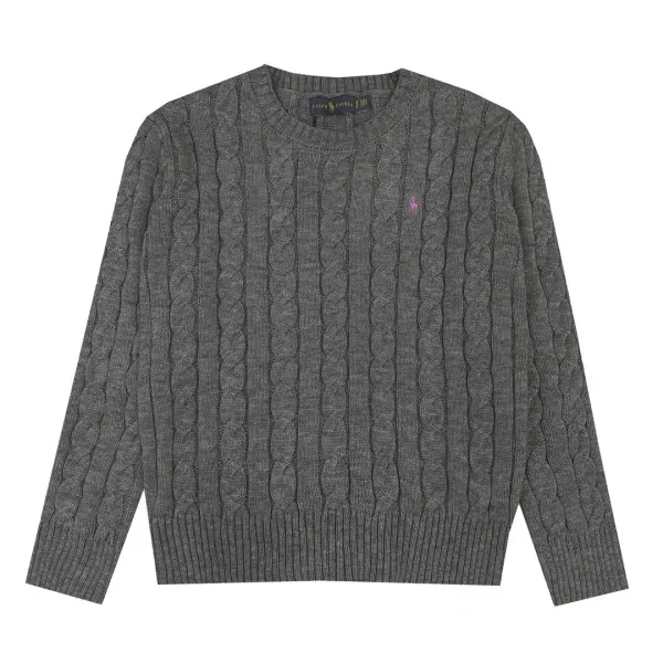 Polo Ralph Lauren Cable Knit Sweater Yellow - 9