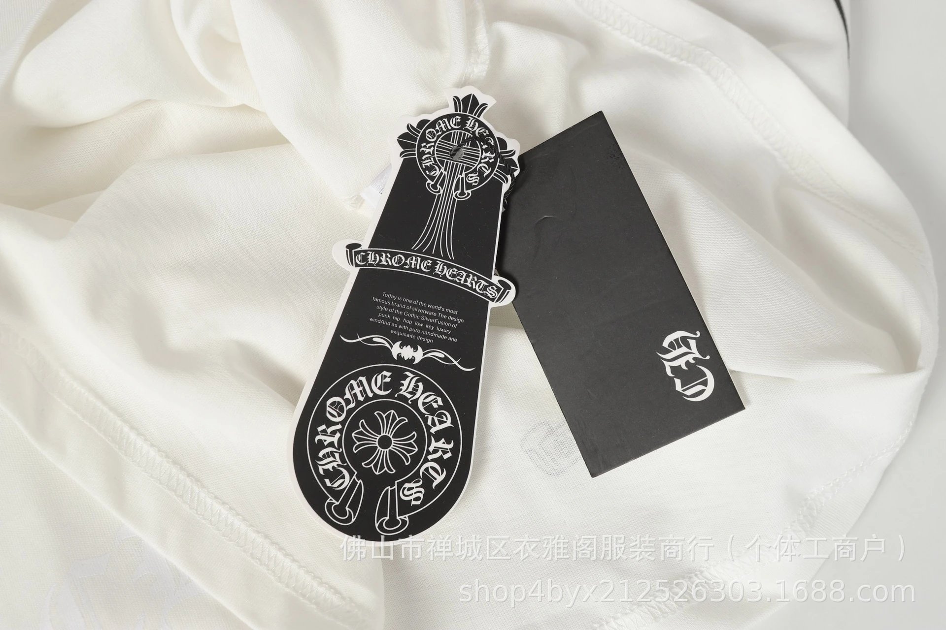 Chrome Hearts Floral Print Long Sleeve T-Shirt White - 29