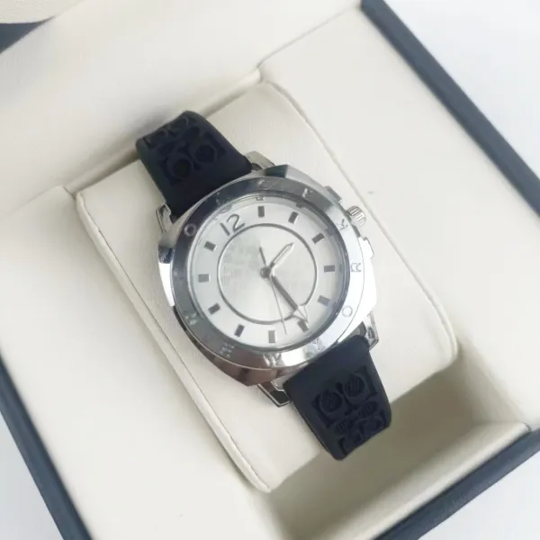 Hogan H323 Quartz Watch Black Rubber Strap Watch Watches - 5