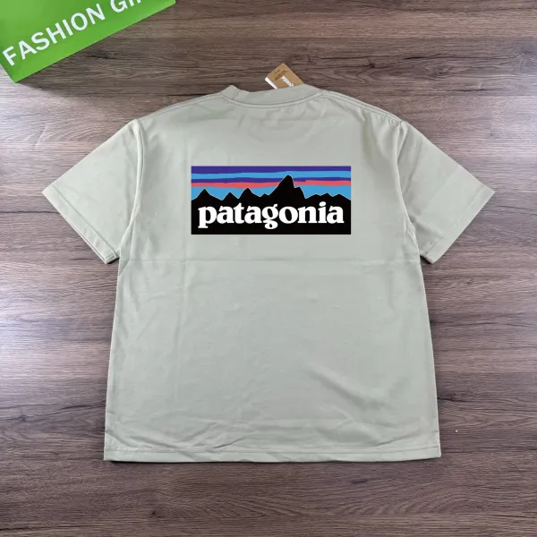 Patagonia P-6 Logo Responsibili-Tee Olive Green T-Shirt - 9