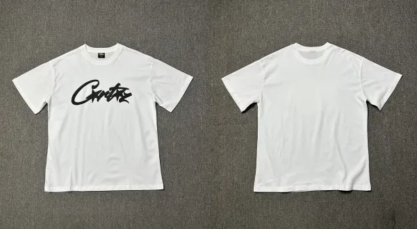 Corteiz Script Logo White T-Shirt - 1