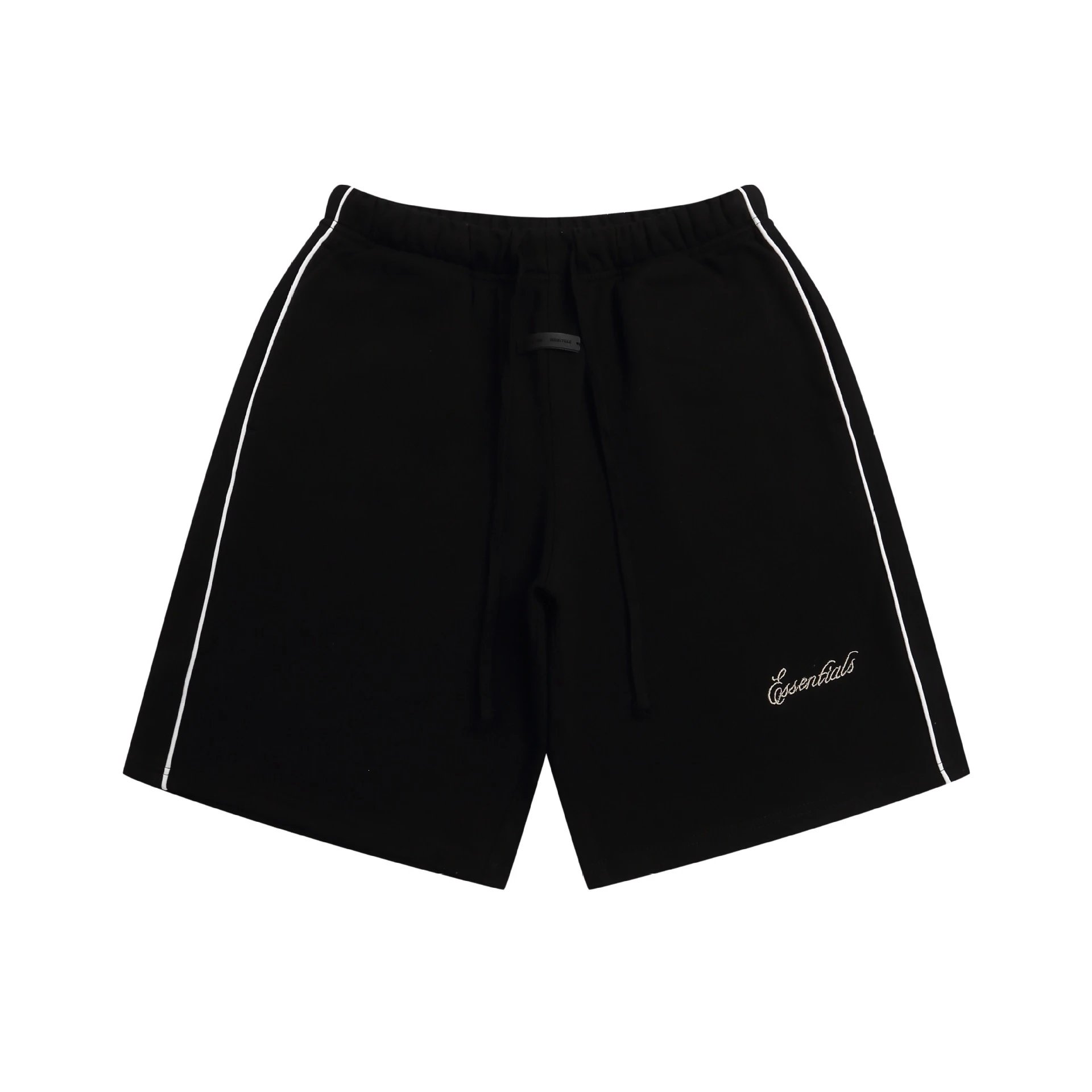 Essentials Drawstring Waist Shorts Beige Shorts - 10