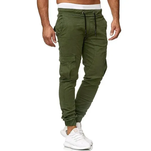 Design Cargo Jogger Pants Gray Pants - 12
