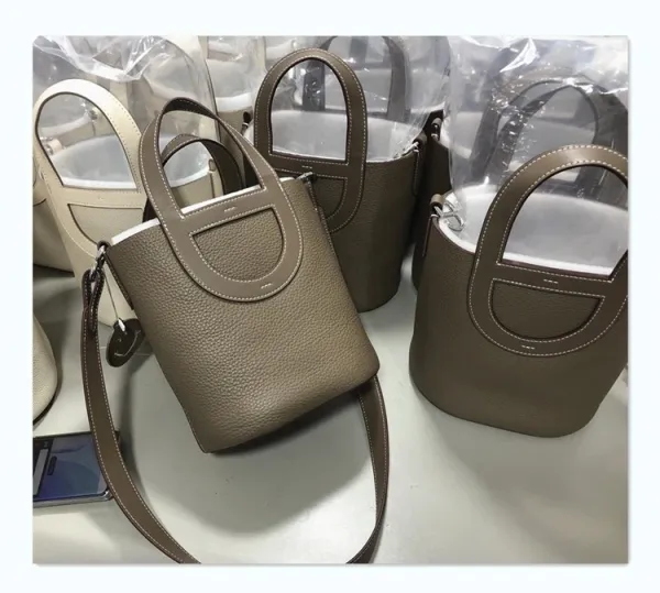 Jacquemus Le Chiquito Bucket Bag Beige Handbag - 12
