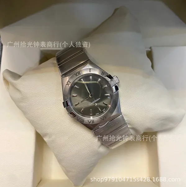 Omega Constellation Gray Dial Stainless Steel Watch Watches - 1