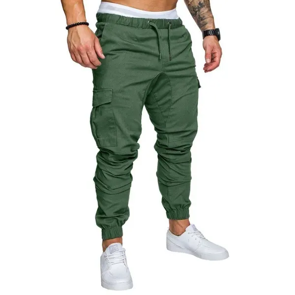Design Cargo Jogger Pants Army Green - 1