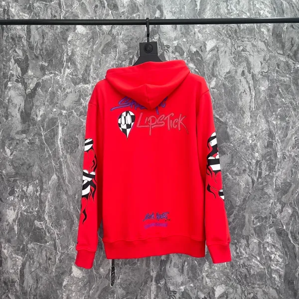Chrome Hearts Space Graphic Hoodie Blue - 33