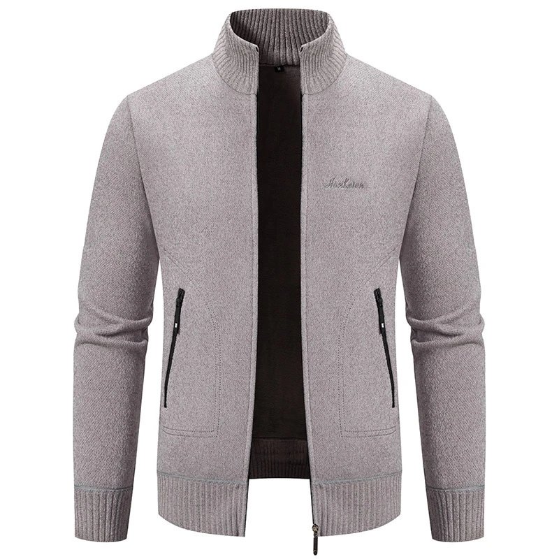 Design Hankesen Zip-Up Knit Cardigan Black Outerwear.cardigan - 4