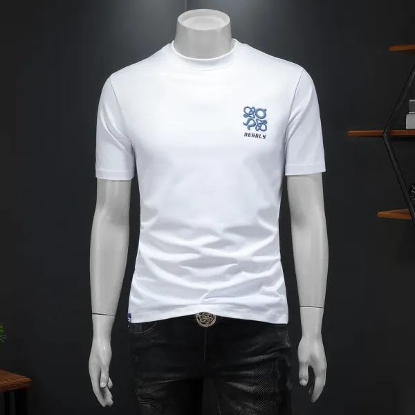 Design NEARLY Logo Graphic T-Shirt White T-Shirts - 1