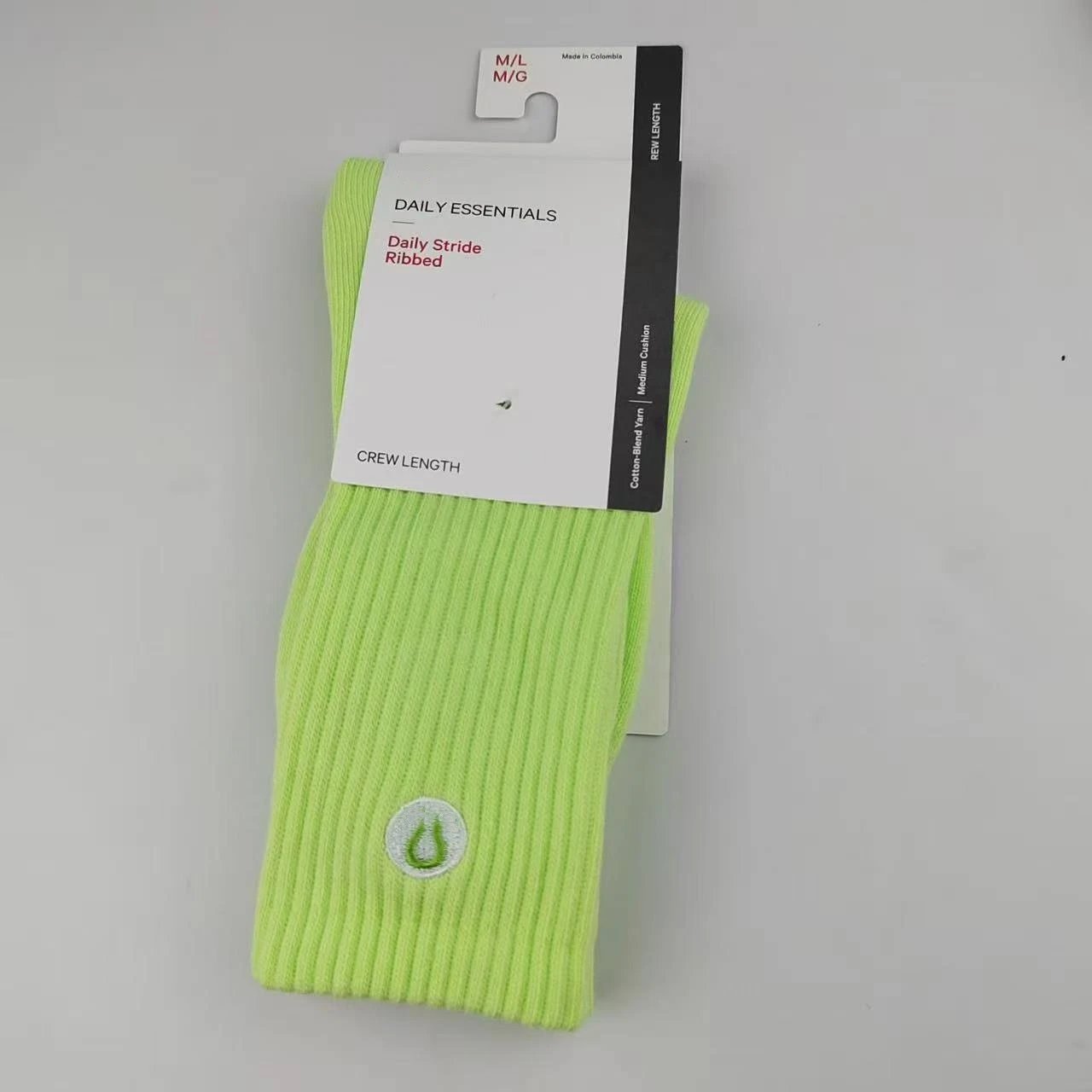 Lululemon Daily Stride Ribbed Crew Socks White - 3