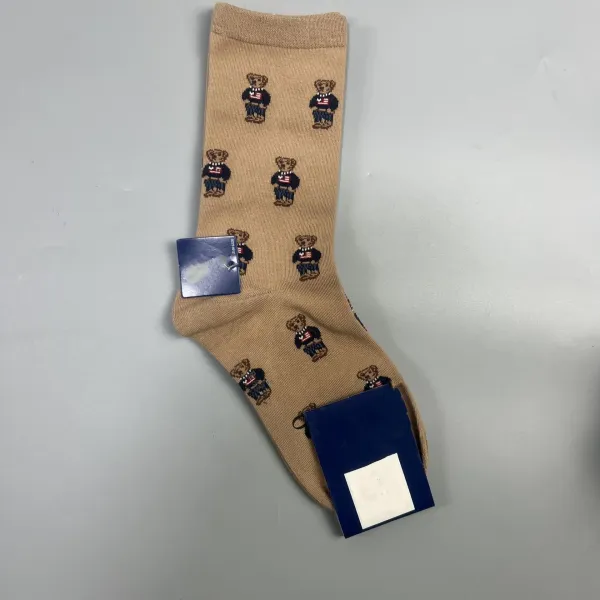 Polo Ralph Lauren Bear Logo Socks Navy - 3