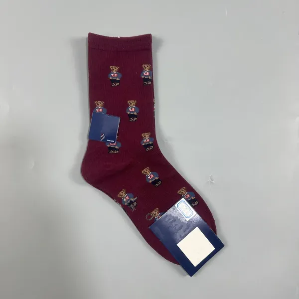 Polo Ralph Lauren Bear Logo Socks Navy - 8