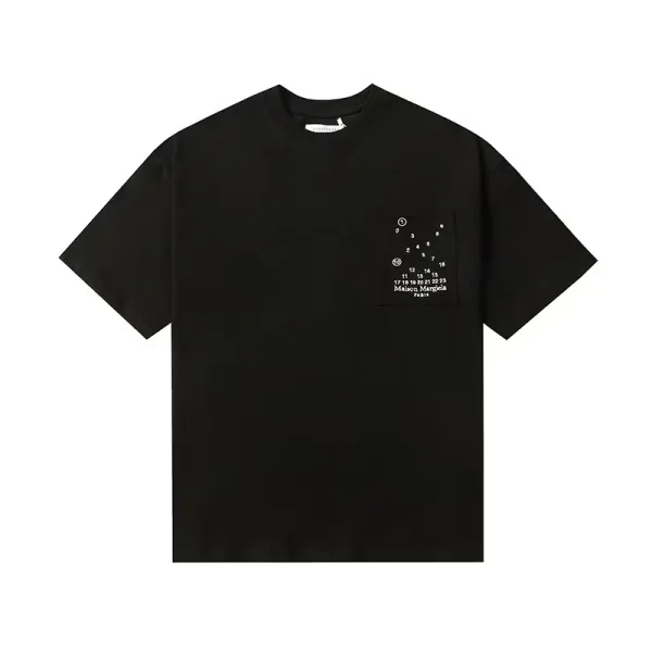 Maison Margiela MM6 T-Shirt Collection Black and White Graphic Tees - 45